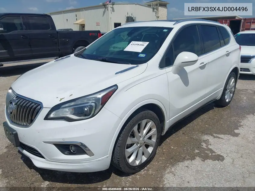 2018 Buick Envision Premium I VIN: LRBFX3SX4JD004496 Lot: 45498486
