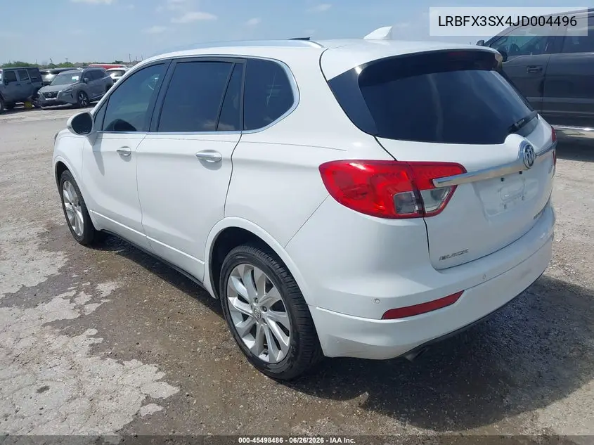 2018 Buick Envision Premium I VIN: LRBFX3SX4JD004496 Lot: 45498486