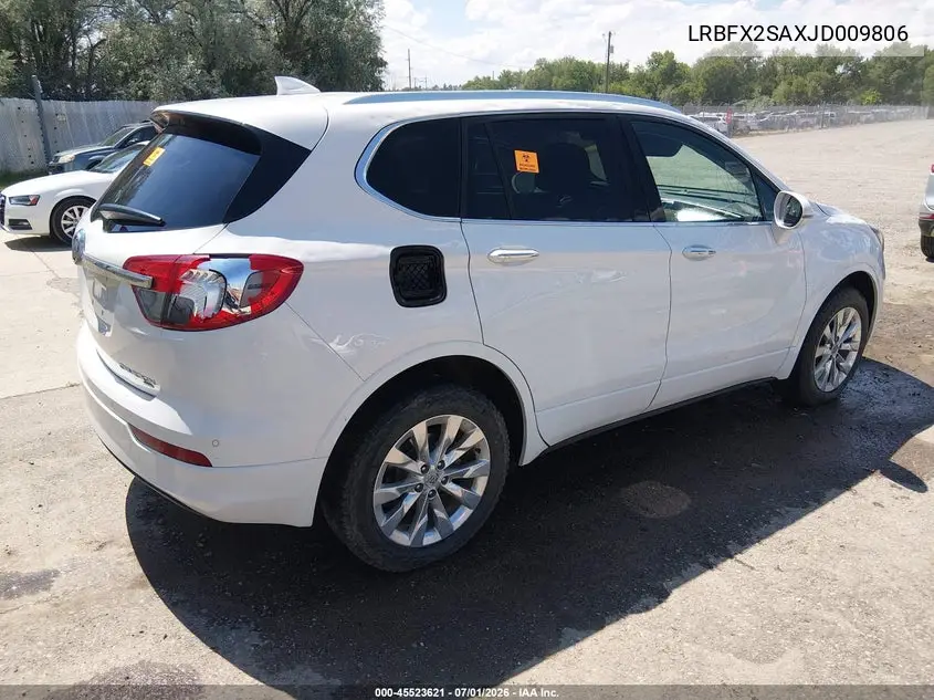 2018 Buick Envision Essence VIN: LRBFX2SAXJD009806 Lot: 45523621