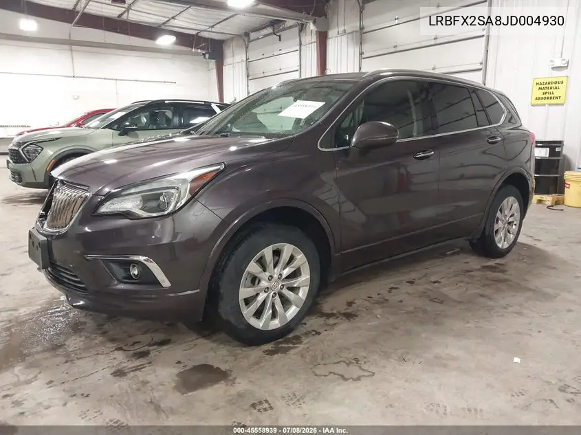 2018 Buick Envision Essence VIN: LRBFX2SA8JD004930 Lot: 45558939