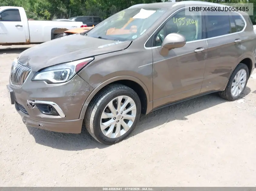 2018 Buick Envision Premium Ii VIN: LRBFX4SX8JD058485 Lot: 45582641