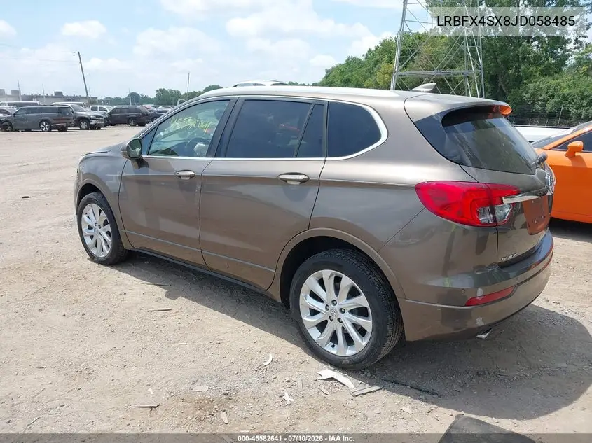 2018 Buick Envision Premium Ii VIN: LRBFX4SX8JD058485 Lot: 45582641