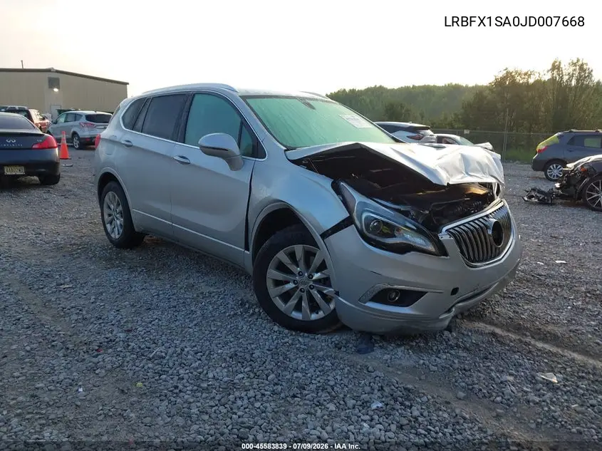 2018 Buick Envision Essence VIN: LRBFX1SA0JD007668 Lot: 45583839