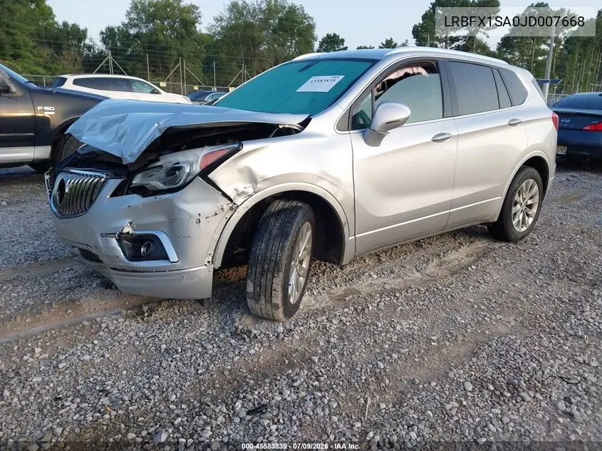 2018 Buick Envision Essence VIN: LRBFX1SA0JD007668 Lot: 45583839