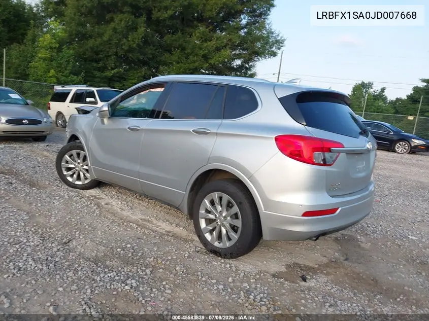 2018 Buick Envision Essence VIN: LRBFX1SA0JD007668 Lot: 45583839