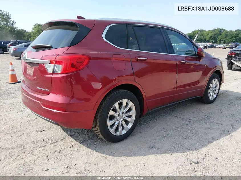2018 Buick Envision Essence VIN: LRBFX1SA1JD008683 Lot: 45594187