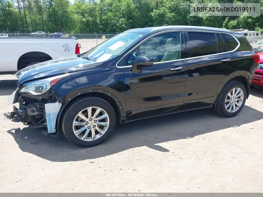 2019 Buick Envision Awd Essence VIN: LRBFX2SA0KD019911 Lot: 45379341