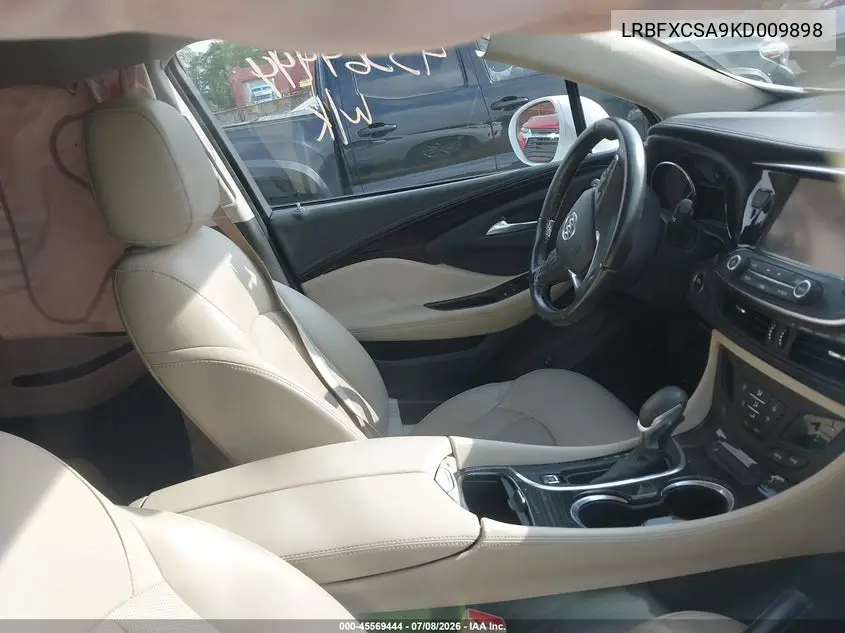 2019 Buick Envision Fwd Essence VIN: LRBFXCSA9KD009898 Lot: 45569444