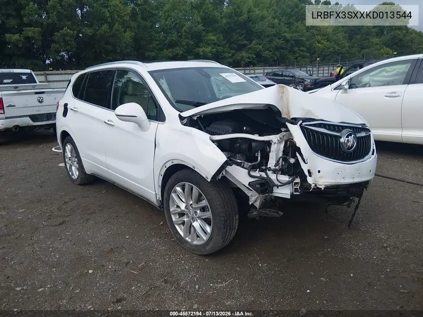 2019 Buick Envision Awd Premium I VIN: LRBFX3SXXKD013544 Lot: 45572194
