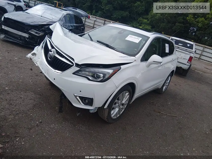 2019 Buick Envision Awd Premium I VIN: LRBFX3SXXKD013544 Lot: 45572194