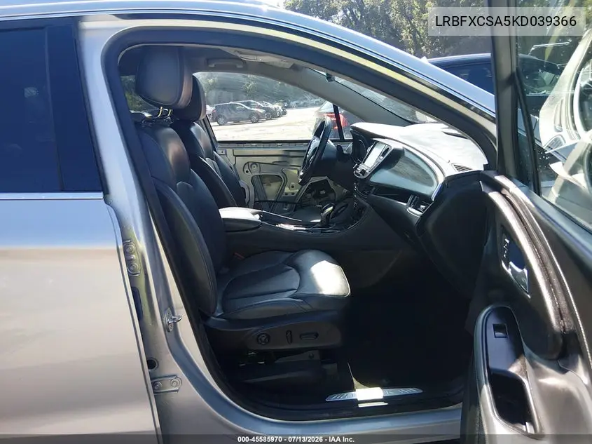 2019 Buick Envision Fwd Essence VIN: LRBFXCSA5KD039366 Lot: 45585970