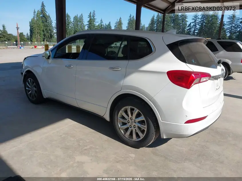 2019 Buick Envision Fwd Essence VIN: LRBFXCSA3KD037972 Lot: 45632166