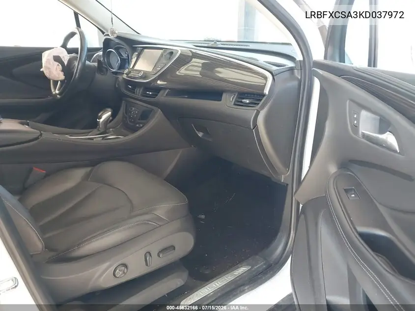 2019 Buick Envision Fwd Essence VIN: LRBFXCSA3KD037972 Lot: 45632166