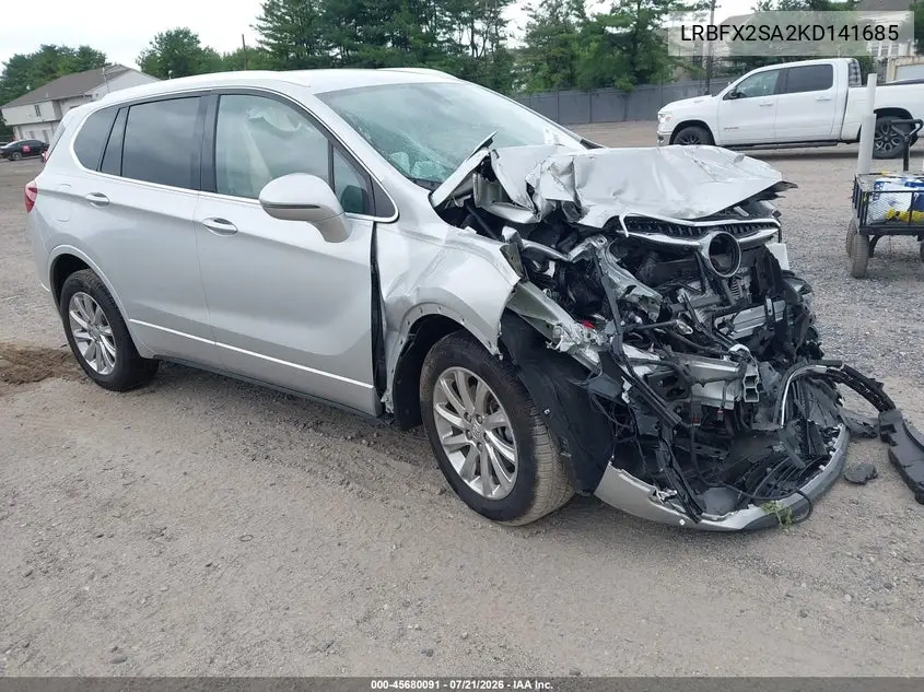 2019 Buick Envision Awd Essence VIN: LRBFX2SA2KD141685 Lot: 45680091