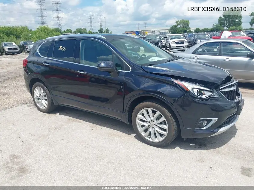 2020 Buick Envision Awd Premium I VIN: LRBFX3SX6LD158310 Lot: 45318630