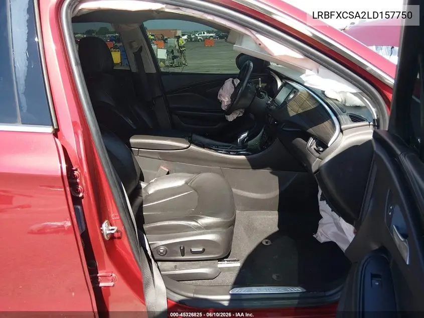 2020 Buick Envision Fwd Essence VIN: LRBFXCSA2LD157750 Lot: 45326825