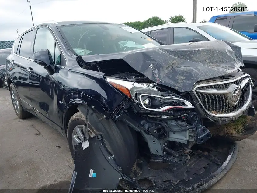 2020 Buick Envision VIN: LRBFXCSA2LD155755 Lot: 45520988