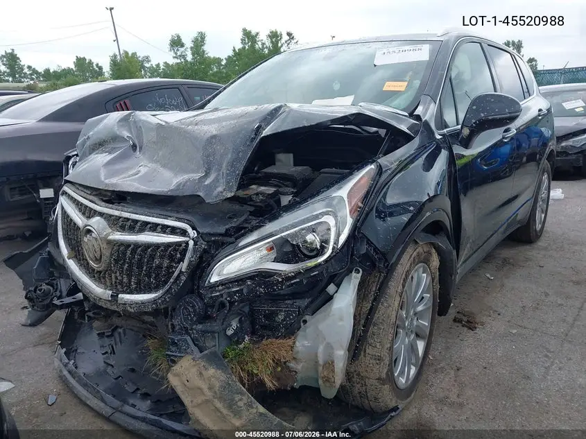 2020 Buick Envision VIN: LRBFXCSA2LD155755 Lot: 45520988