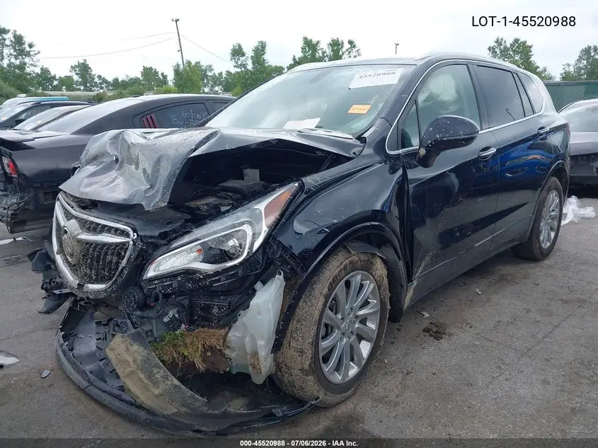 2020 Buick Envision VIN: LRBFXCSA2LD155755 Lot: 45520988