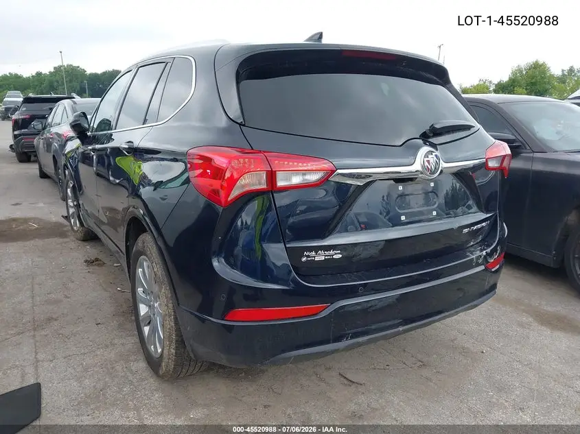 2020 Buick Envision VIN: LRBFXCSA2LD155755 Lot: 45520988