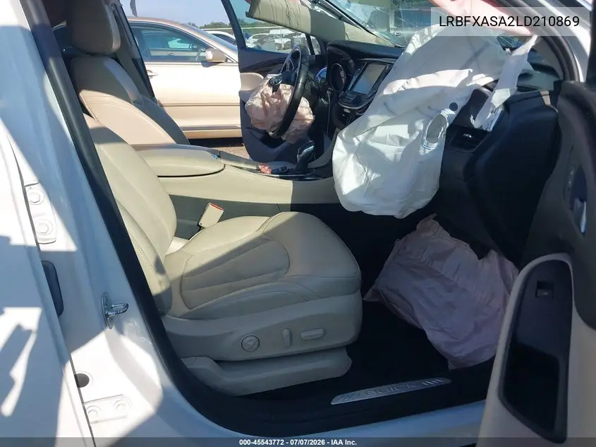 2020 Buick Envision Fwd 1Sv VIN: LRBFXASA2LD210869 Lot: 45543772