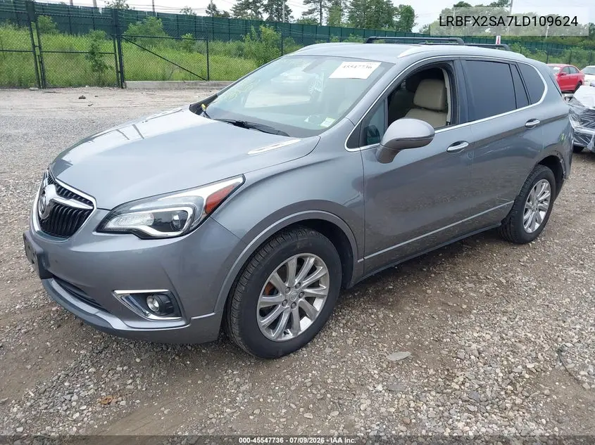 2020 Buick Envision Awd Essence VIN: LRBFX2SA7LD109624 Lot: 45547736