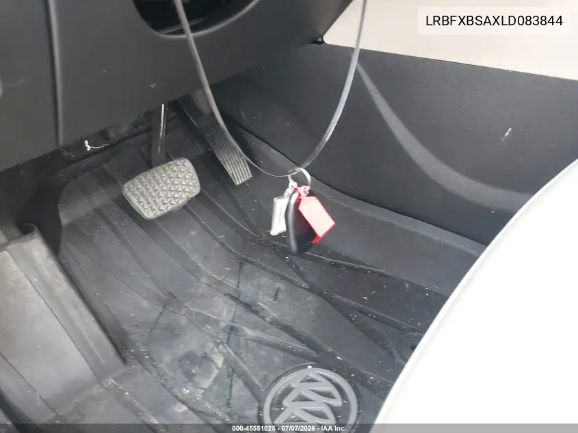 2020 Buick Envision Fwd Preferred VIN: LRBFXBSAXLD083844 Lot: 45551025