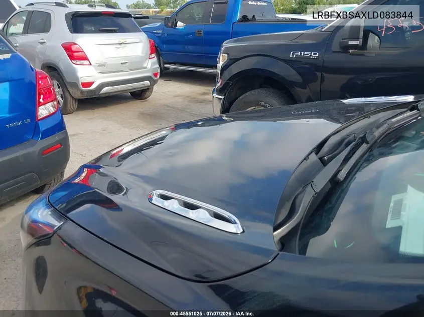 2020 Buick Envision Fwd Preferred VIN: LRBFXBSAXLD083844 Lot: 45551025