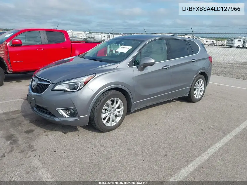 2020 Buick Envision Fwd Preferred VIN: LRBFXBSA4LD127966 Lot: 45551078