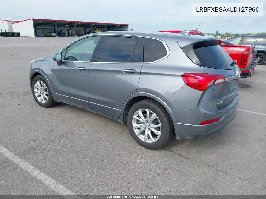 2020 Buick Envision Fwd Preferred VIN: LRBFXBSA4LD127966 Lot: 45551078