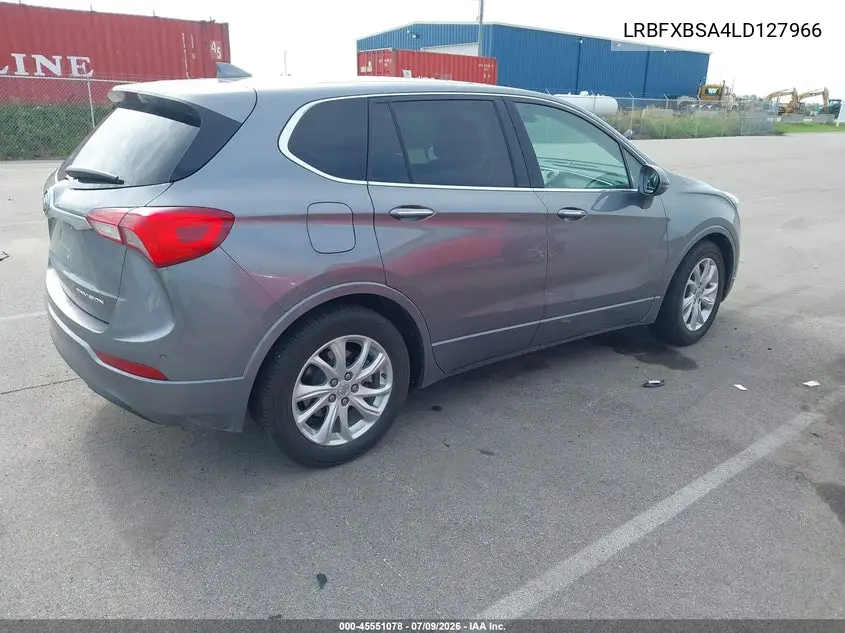 2020 Buick Envision Fwd Preferred VIN: LRBFXBSA4LD127966 Lot: 45551078