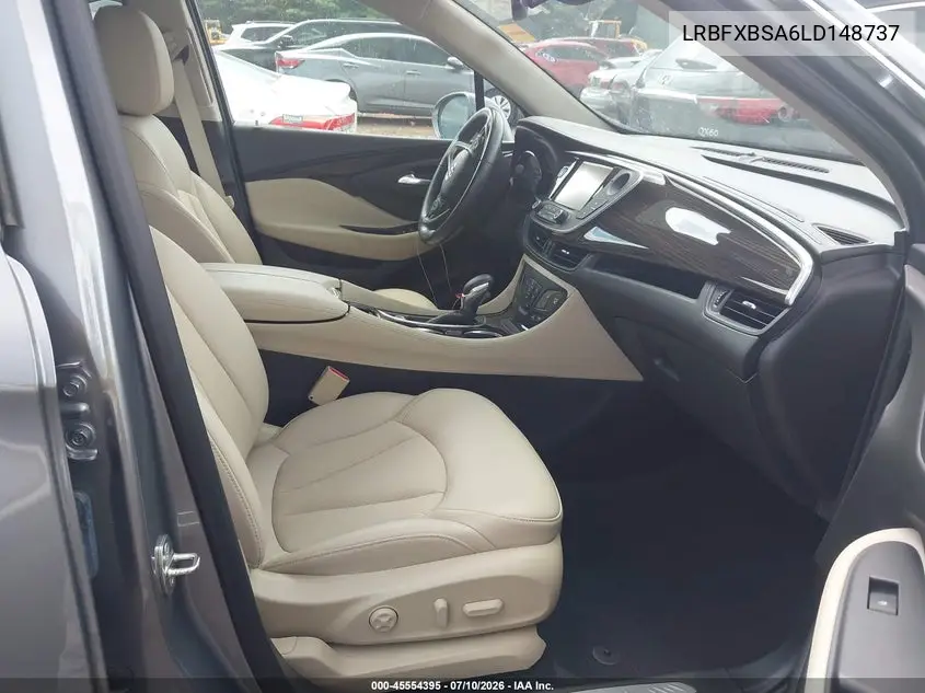 2020 Buick Envision Fwd Preferred VIN: LRBFXBSA6LD148737 Lot: 45554395