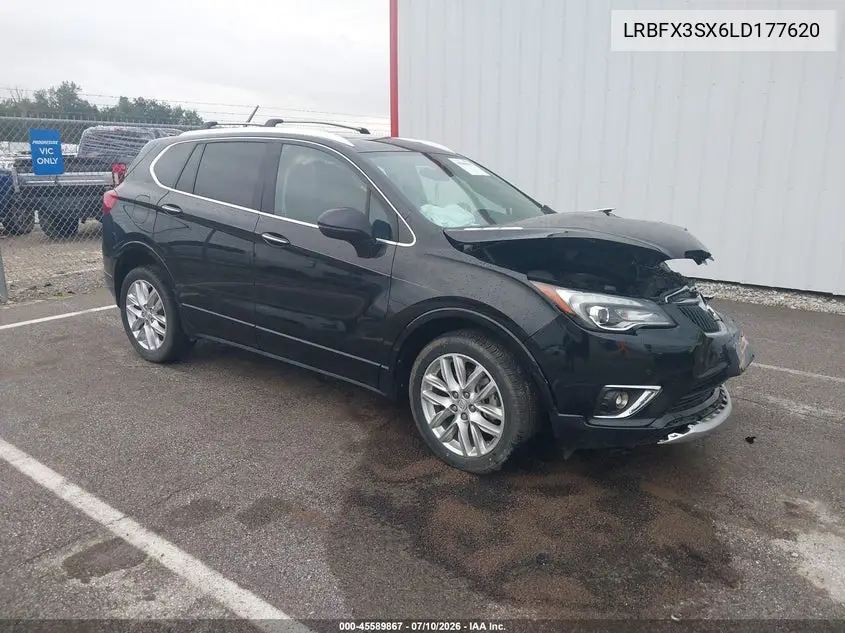 2020 Buick Envision Awd Premium I VIN: LRBFX3SX6LD177620 Lot: 45589867