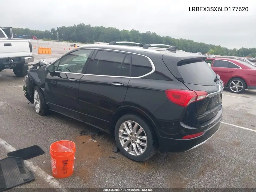 2020 Buick Envision Awd Premium I VIN: LRBFX3SX6LD177620 Lot: 45589867