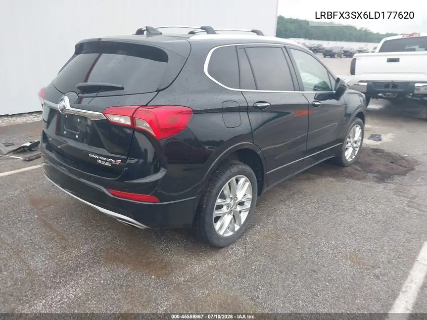 2020 Buick Envision Awd Premium I VIN: LRBFX3SX6LD177620 Lot: 45589867