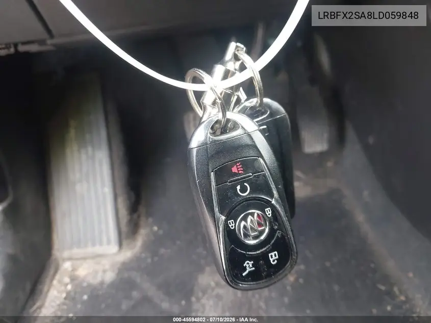 2020 Buick Envision Awd Essence VIN: LRBFX2SA8LD059848 Lot: 45594802