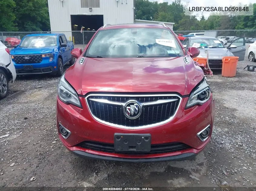 2020 Buick Envision Awd Essence VIN: LRBFX2SA8LD059848 Lot: 45594802