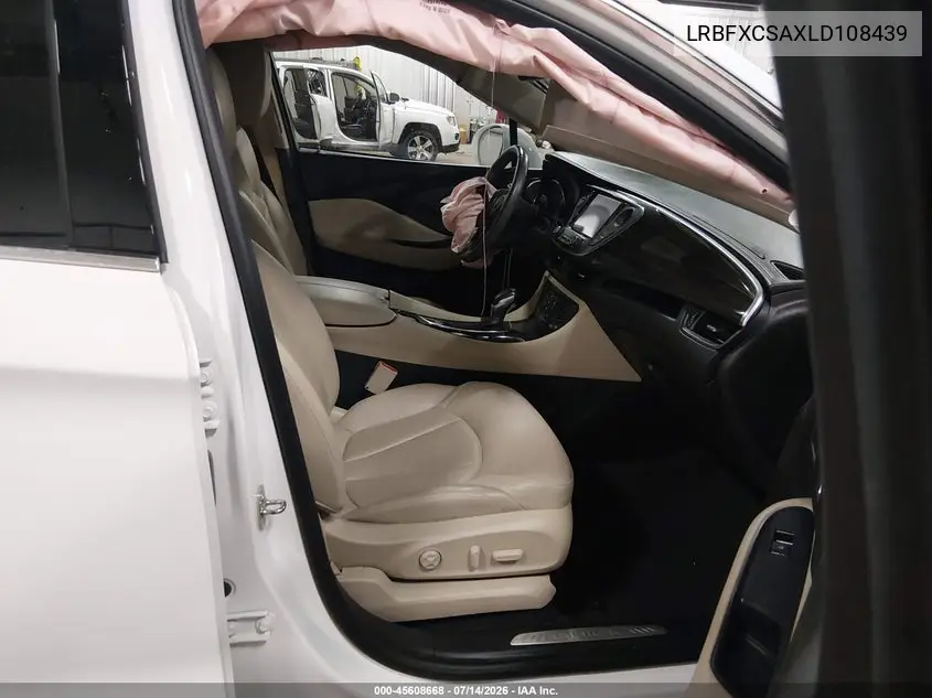 2020 Buick Envision Fwd Essence VIN: LRBFXCSAXLD108439 Lot: 45608668