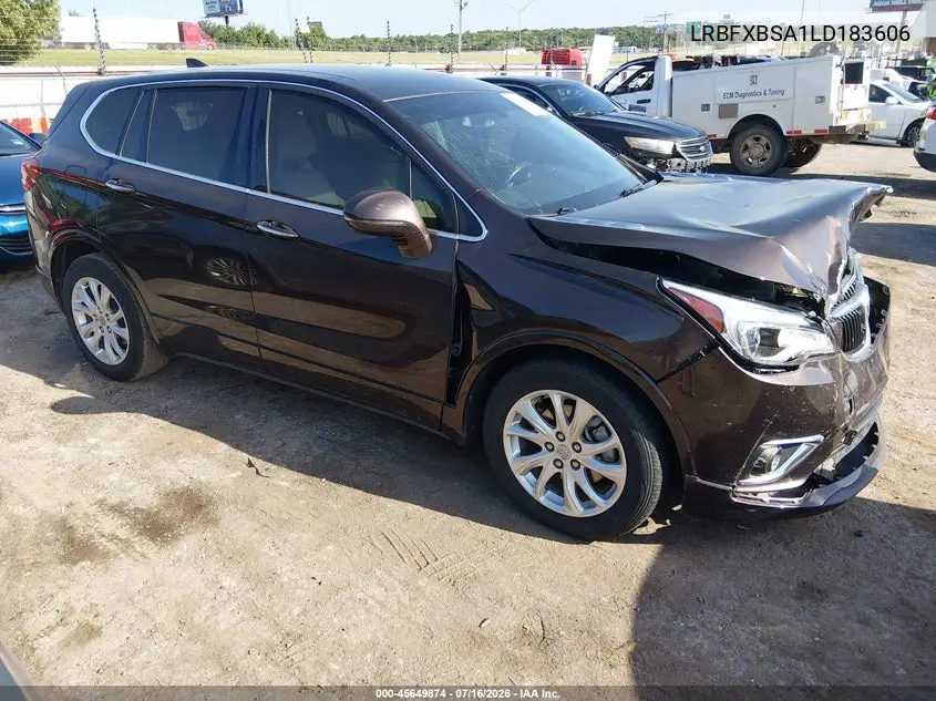 2020 Buick Envision Fwd Preferred VIN: LRBFXBSA1LD183606 Lot: 45649874