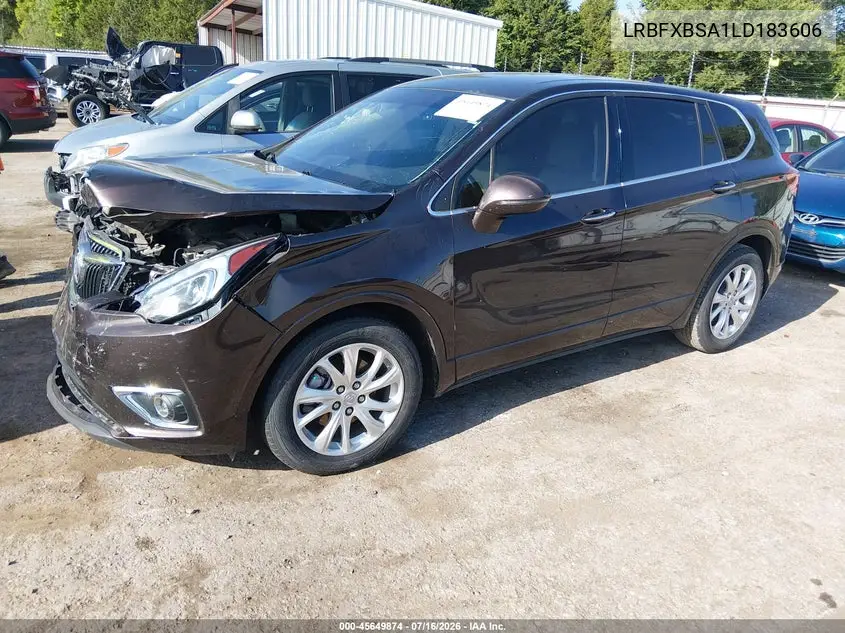 2020 Buick Envision Fwd Preferred VIN: LRBFXBSA1LD183606 Lot: 45649874
