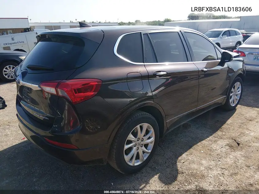 2020 Buick Envision Fwd Preferred VIN: LRBFXBSA1LD183606 Lot: 45649874