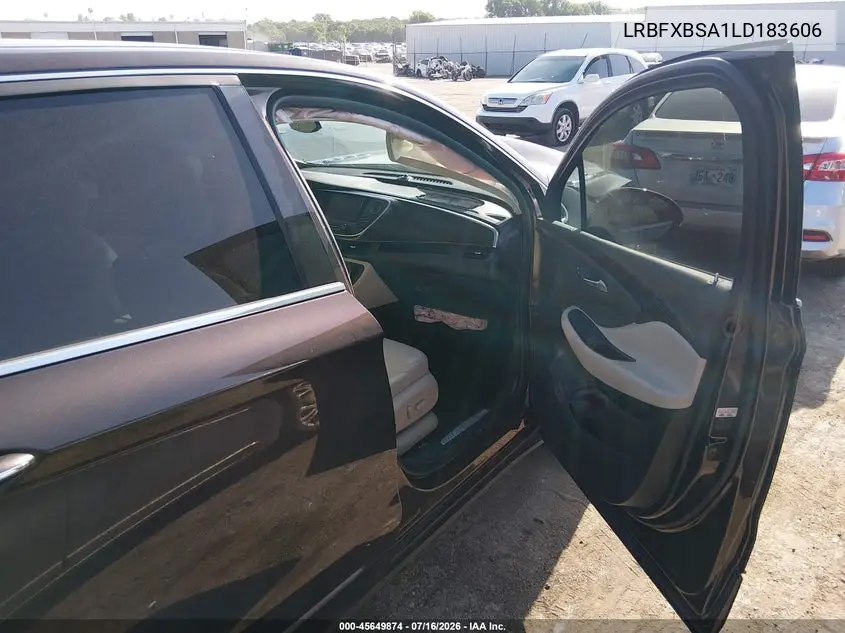 2020 Buick Envision Fwd Preferred VIN: LRBFXBSA1LD183606 Lot: 45649874