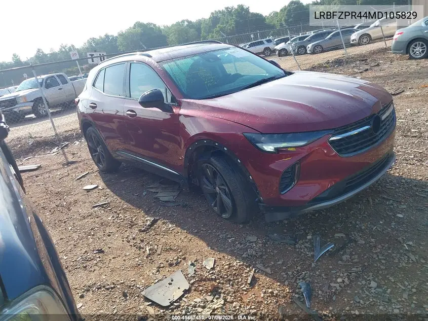 2021 Buick Envision Awd Essence VIN: LRBFZPR44MD105829 Lot: 45467453