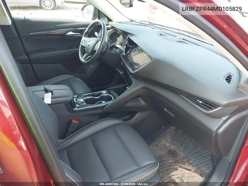 2021 Buick Envision Awd Essence VIN: LRBFZPR44MD105829 Lot: 45467453