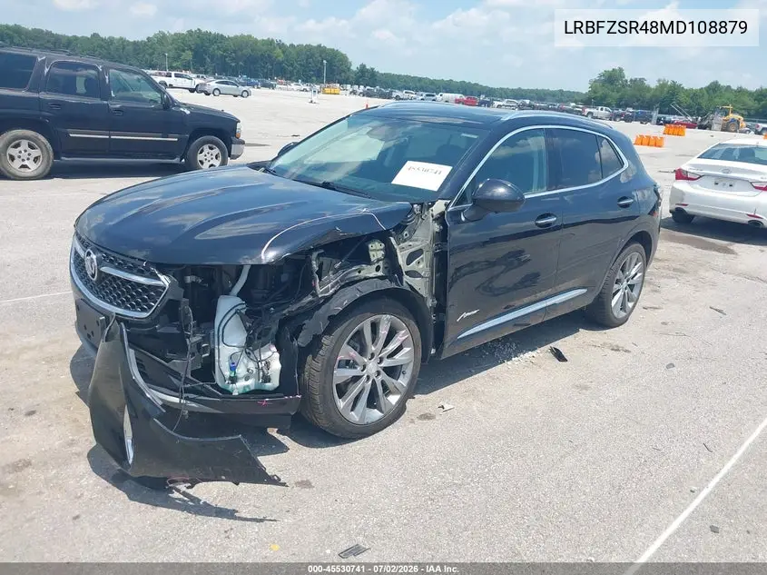 2021 Buick Envision Awd Avenir VIN: LRBFZSR48MD108879 Lot: 45530741