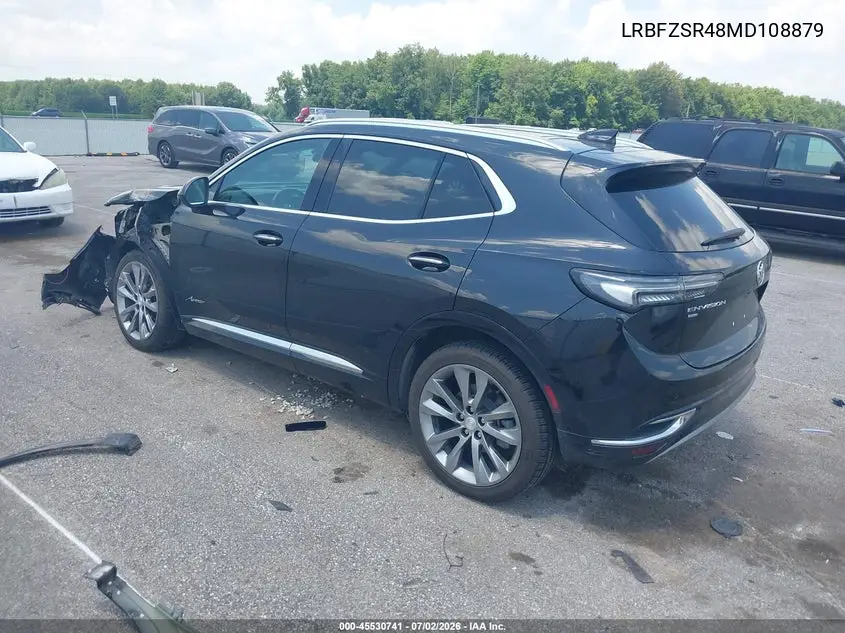 2021 Buick Envision Awd Avenir VIN: LRBFZSR48MD108879 Lot: 45530741