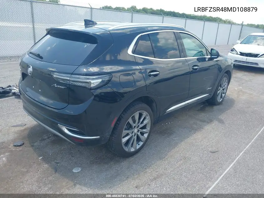 2021 Buick Envision Awd Avenir VIN: LRBFZSR48MD108879 Lot: 45530741