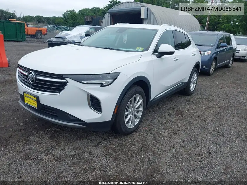 2021 Buick Envision Awd Preferred VIN: LRBFZMR47MD088541 Lot: 45550892