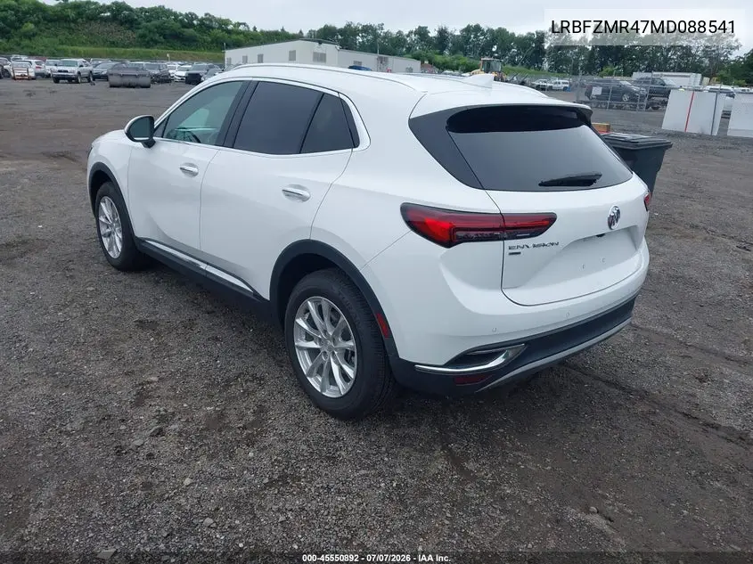 2021 Buick Envision Awd Preferred VIN: LRBFZMR47MD088541 Lot: 45550892