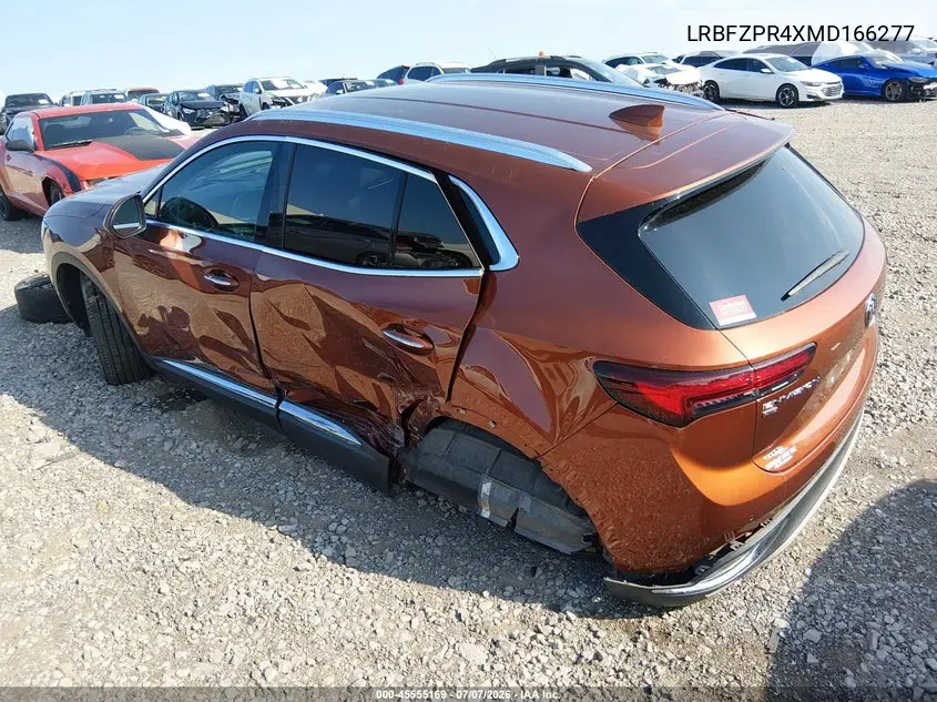2021 Buick Envision Awd Essence VIN: LRBFZPR4XMD166277 Lot: 45555169